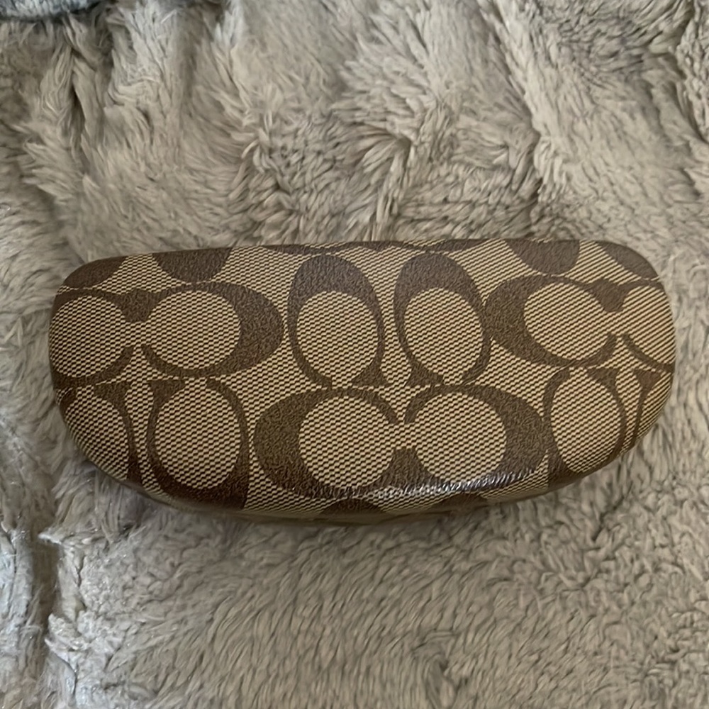 Coach glasses case